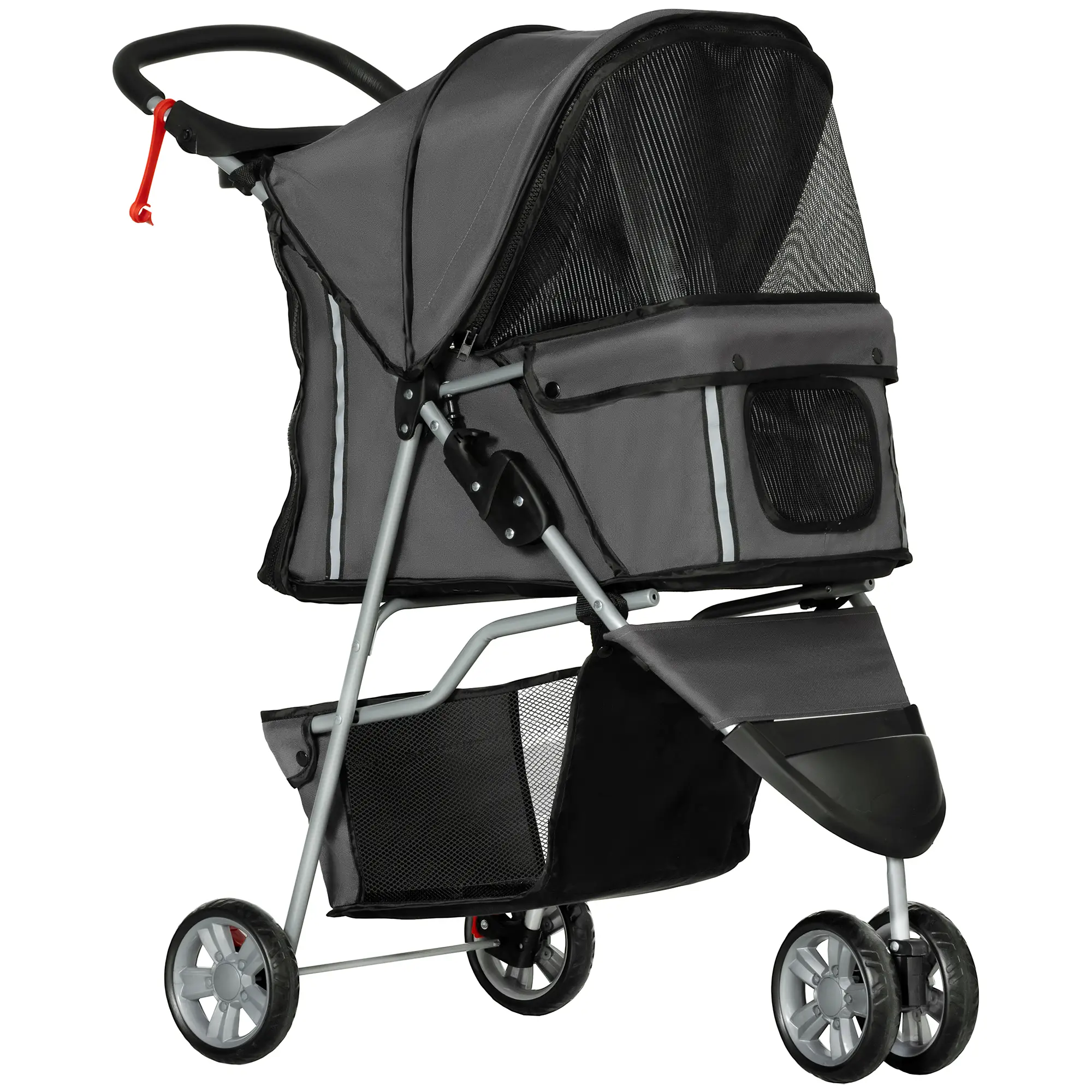 Honden buggy Zwart