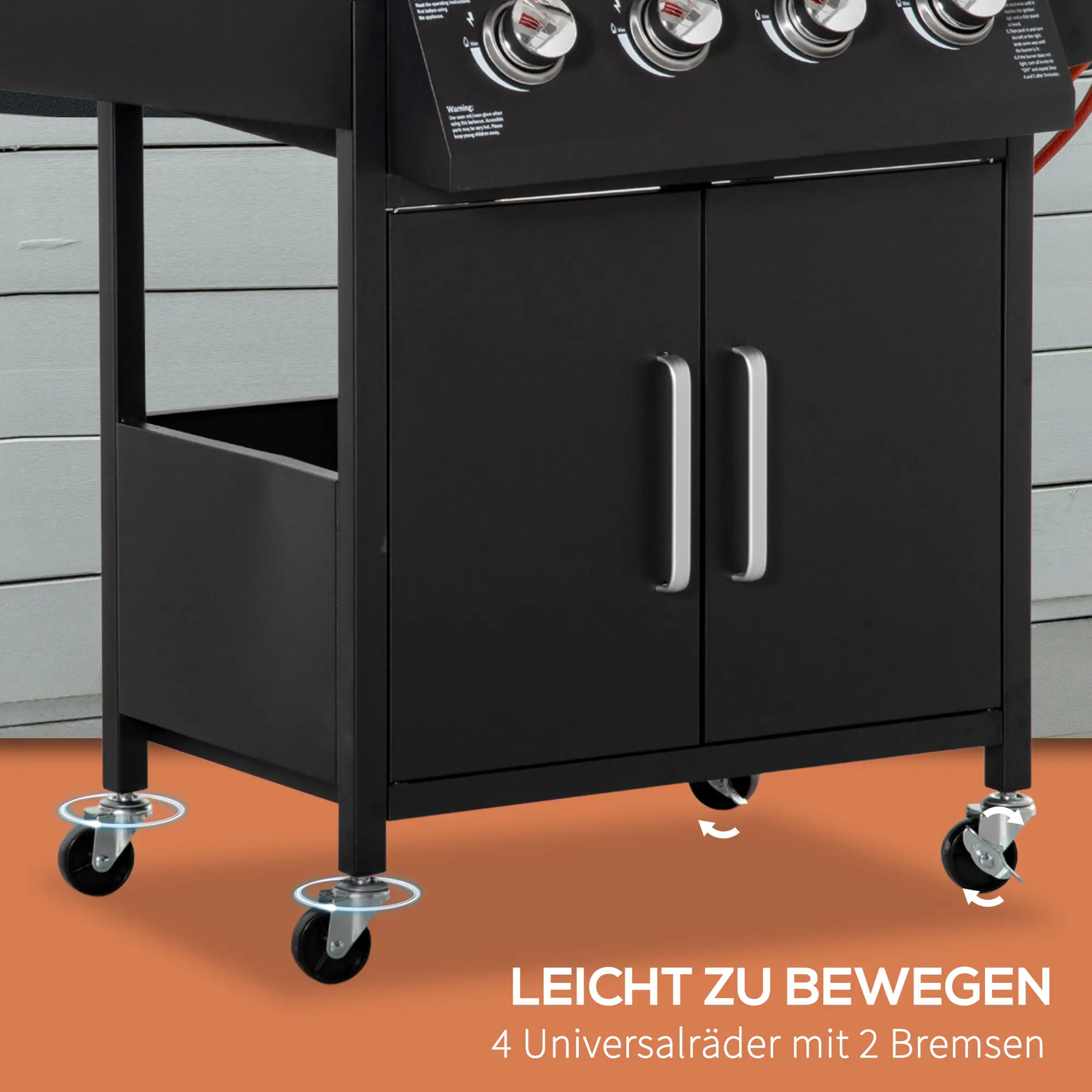 Gas BBQ met 3 branders