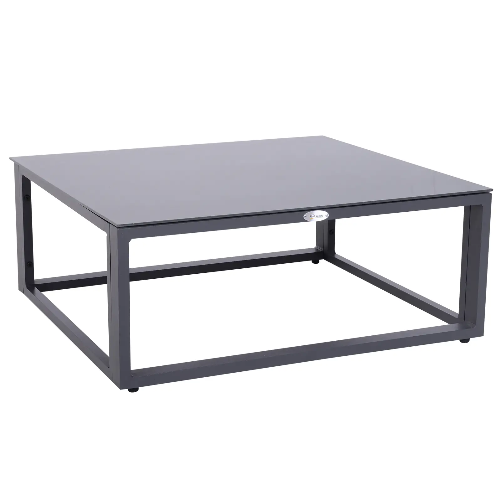 Tuinbankstel Aluminium + Polyester met Kussens voor 4-5 Pers.