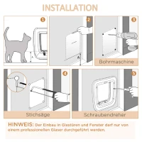 Kattenluik Magnetisch 30 x 29 x 10 cm