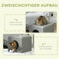 Kattenmand 2-in-1 36,5 x 36,5 x 33 cm
