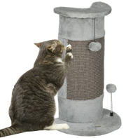 Krabpaal met speelgoed 34 cm x 25,5 cm x 58 cm Grijs