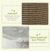 Krabpaal met speelgoed 34 cm x 25,5 cm x 58 cm Grijs