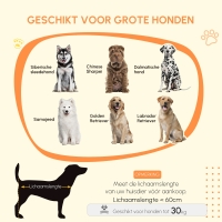 Honden Bench met schuifdeur 98x58x61cm Wit