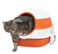 Katten bak 52 x 41 x 38 cm Wit Orange
