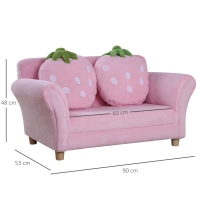 Aardbei sofa Kinder fauteuil bank