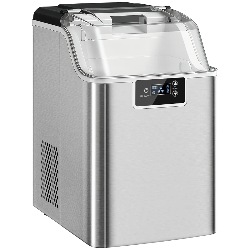 IJsblokjesmachine  2,1 liter Zilver